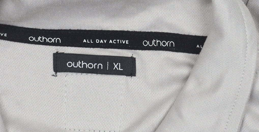 Outhorn Men’s Beige Polo Shirt XL Short Sleeve Moisture Wicking