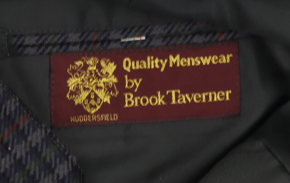 Mens UK Size 40 Brook Taverner Regular Multicoloured Suit Jacket