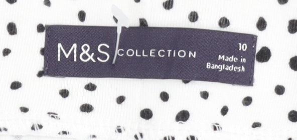 Womens UK Size 10 Marks and Spencer A-Line Jersey Skirt