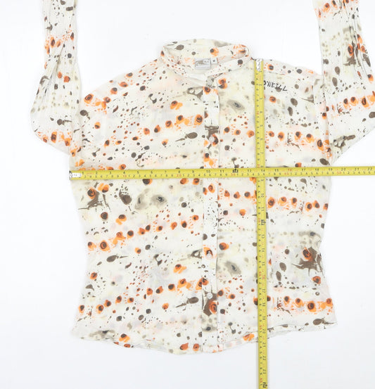 Womens UK Size M O'Neill Multicoloured Basic Button-Up