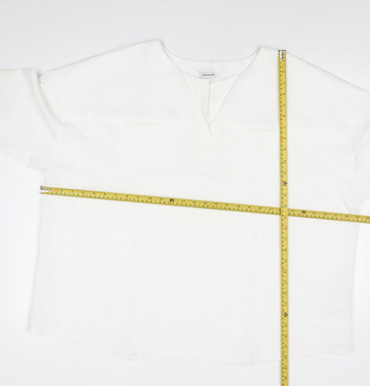 Damart Women's White Size 28 Basic Short Sleeve T-Shirt