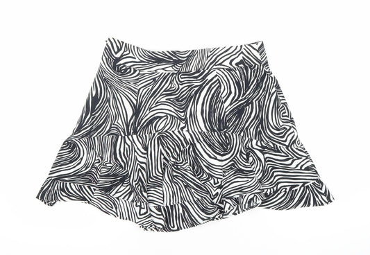 Womens UK Size 12 Topshop Flare Chiffon Skirt