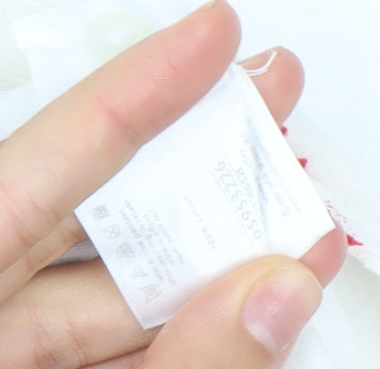 Marks and Spencer Women’s White Red Floral A-Line Midi Skirt Size 16