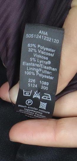 George Women’s Black Shawl Lapel Tuxedo Blazer UK 12 Regular