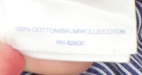 Lands' End Mens Blue Chino Trousers Straight Fit Size 35