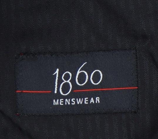 1860 Menswear Men's Black Formal Dress Pants Size 41 Waist