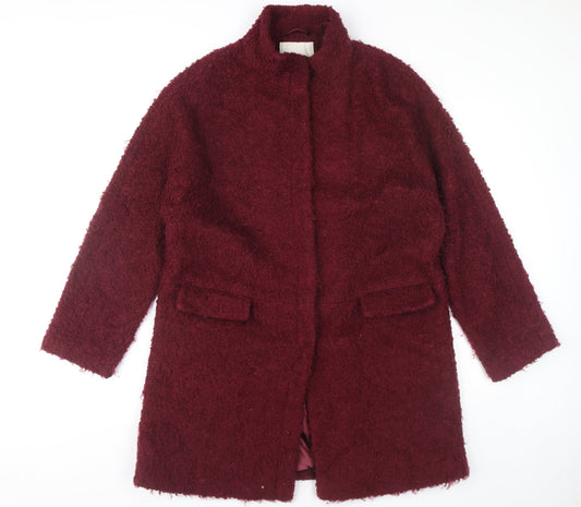 Womens UK Size 14 Monsoon Red Overcoat
