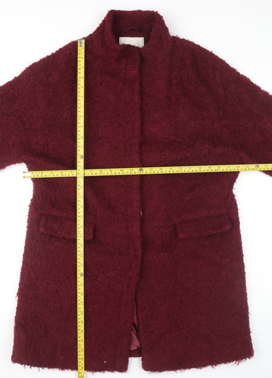 Womens UK Size 14 Monsoon Red Overcoat