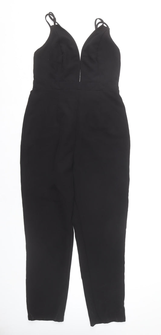 Womens UK Size 10 ASOS One-Piece Black Jumpsuit