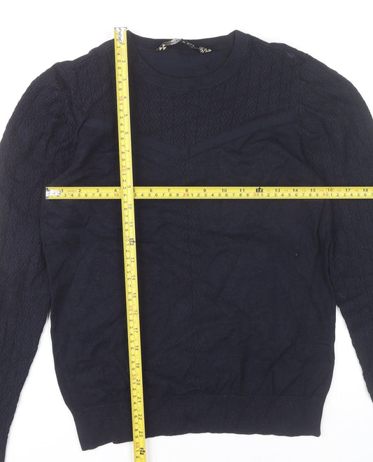 Womens UK Size 12 Principles by Ben de Lisi Blue Pullover Jumper