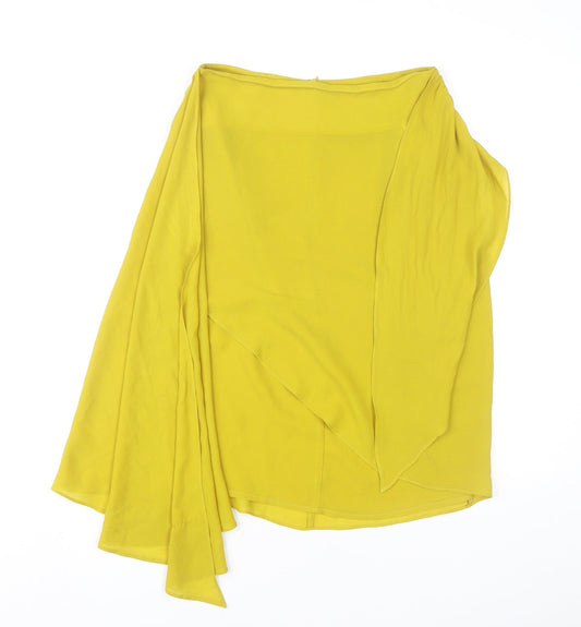 Womens UK Size XS Zara Wrap Chiffon Skirt