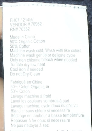 Timberland Mens Blue Cotton Crew Neck Pullover Jumper Size L