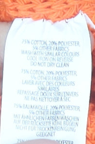 I Saw It First Womens Orange Sleeveless Knit Vest Jumper Size S