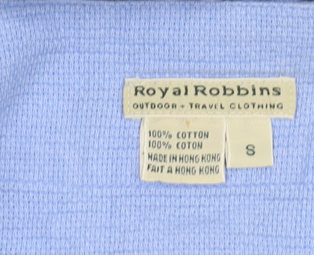 Womens UK Size S Royal Robbins Blue Tunic Blouse