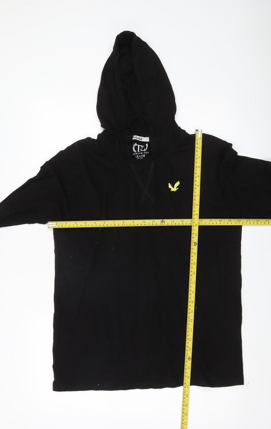 Twisted Soul Men’s Black XL Pullover Hoodie Cotton Logo