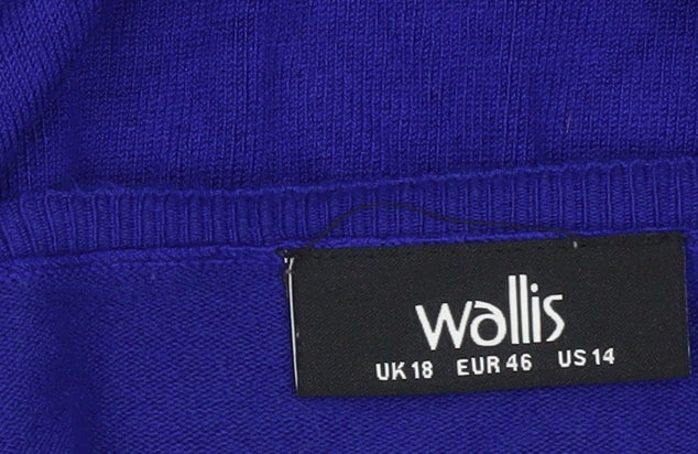 Womens UK Size 18 Wallis Blue Pullover Jumper
