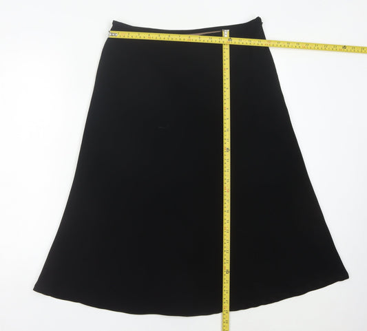 Phase Eight Women’s Black Size 14 A-Line Long Skirt Polyester