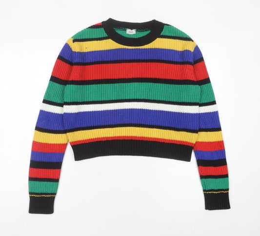Womens UK Size S Pimkie Multicoloured Pullover Jumper