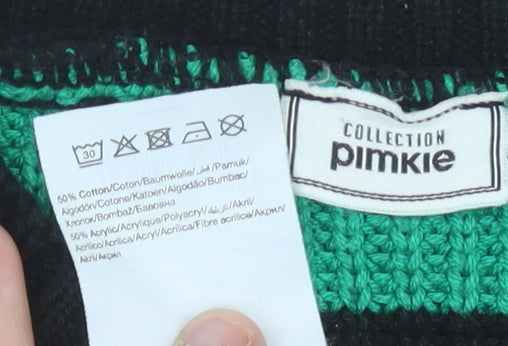 Womens UK Size S Pimkie Multicoloured Pullover Jumper