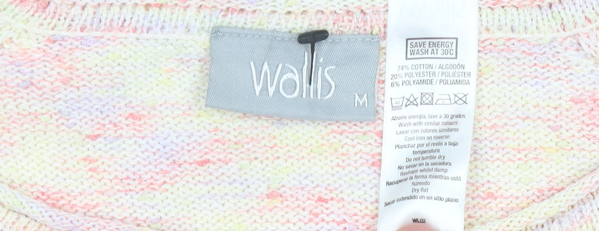 Womens UK Size M Wallis Multicoloured Pullover Jumper