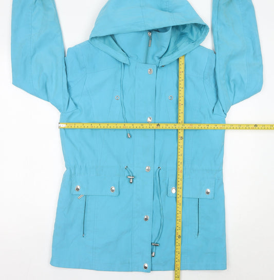 Womens UK Size 12 JBC Collection Blue Parka Coat