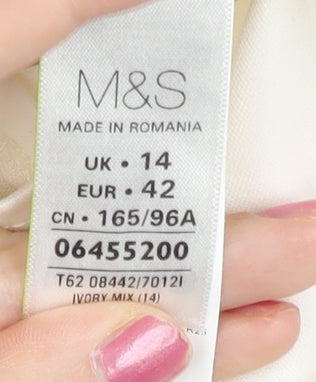 Marks and Spencer Women’s Multicoloured Floral Sheath Dress Size 14