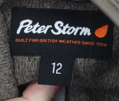 Womens UK Size 12 Peter Storm Brown Basic Jacket