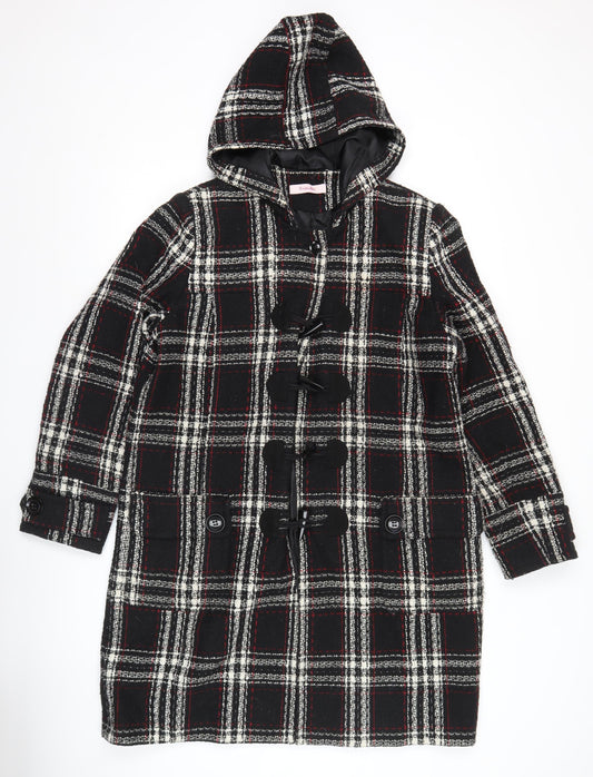 Womens UK Size 14 Simply Be Black Duffle Coat