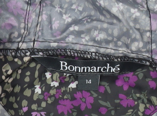 Womens UK Size 14 Bonmarché Multicoloured Rain Coat