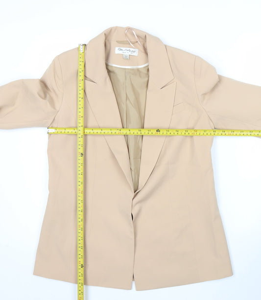 Miss Selfridge Women’s Beige Blazer UK 6 Tailored Jacket