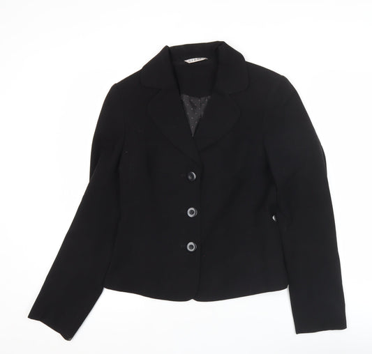 Womens UK Size 10 George Regular Black Suit Jacket
