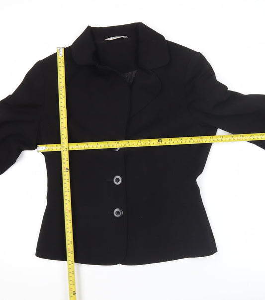 George Women’s Black Size 10 Single-Breasted Suit Jacket