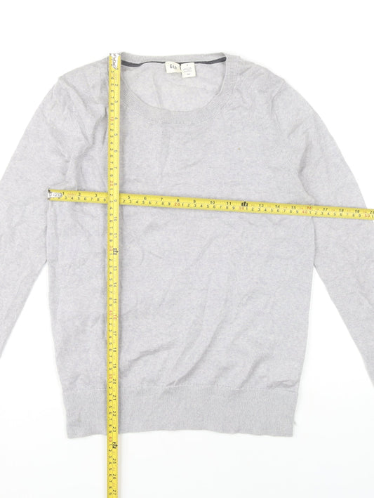 GAP Men’s Grey Merino Wool Jumper Small Crew Neck Pullover