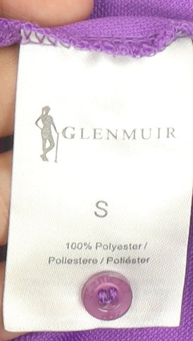 Womens UK Size S Glenmuir Purple Basic Polo