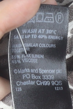 Marks and Spencer Women’s Plus Size 24 Animal Print A-Line Skirt