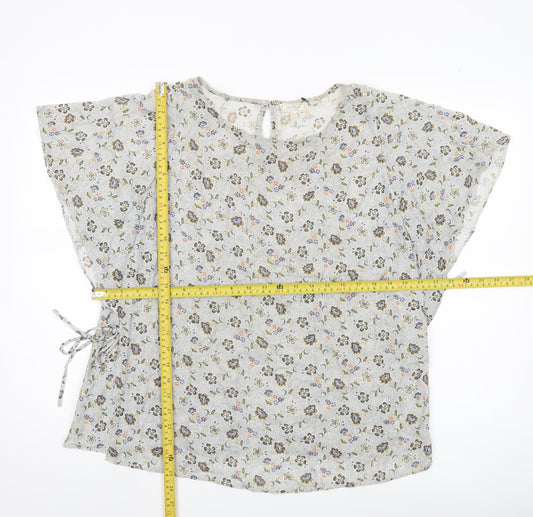 Womens UK Size 12 Fat Face Ivory Tunic Blouse