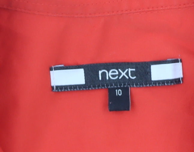 Womens UK Size 10 NEXT Red Classic Blouse