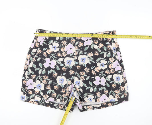 Gap Women’s Multicoloured Floral Cotton Chino Shorts UK 16