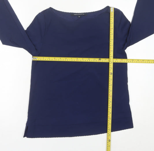 Womens UK Size XS French Connection Blue Basic Blouse