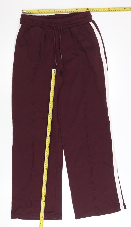New Look Women’s Purple Sweatpants Size 8 Regular Fit Elastic Waist