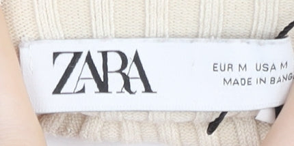 Womens UK Size 12 Zara Ivory Pullover Jumper