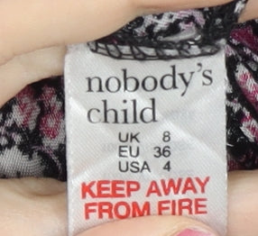 Nobody's Child Women's Multicoloured Floral Midi Dress UK 8