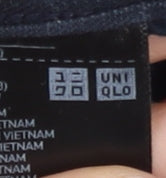 Womens UK Size L Uniqlo Regular Fit Chino Black Trousers