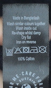 George Men’s Navy Full Zip Cotton Knit Jumper Size L