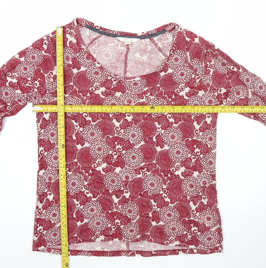 Womens UK Size 10 White Stuff Red Tunic Blouse