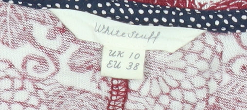 Womens UK Size 10 White Stuff Red Tunic Blouse