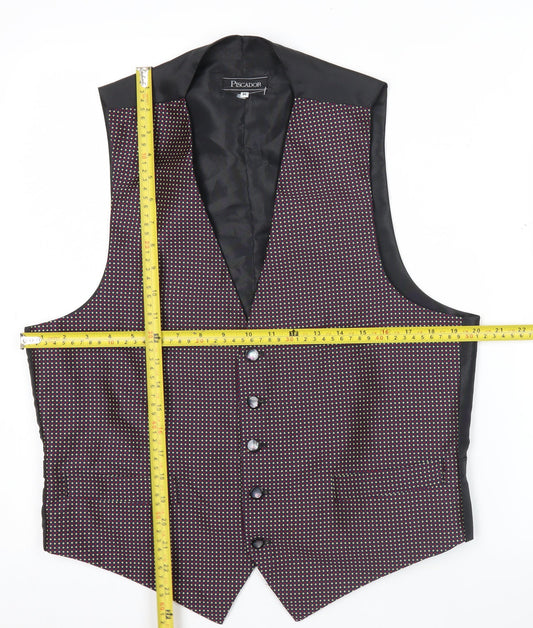 Mens UK Size M Piscador Regular Multicoloured Suit Waistcoat