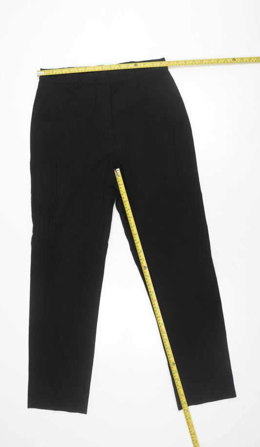 Marks and Spencer Men's Black Regular Fit Dress Pants Trousers M