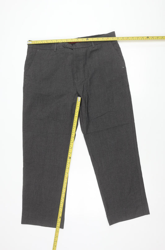Womens UK Size 10 Taylor & Wright Regular Fit Dress Pants Grey Trousers