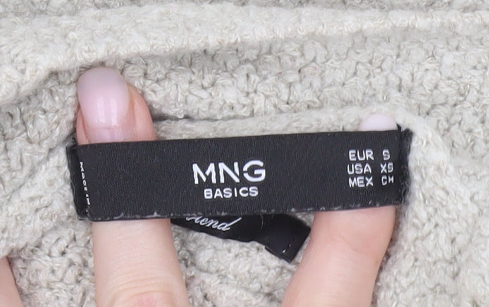 Womens UK Size 8 MNG Basics Beige Pullover Jumper